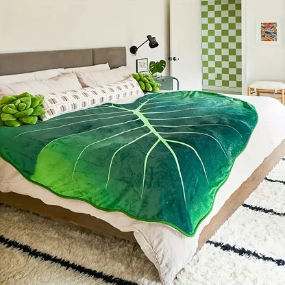 Luxezt Soft Leafy Blanket