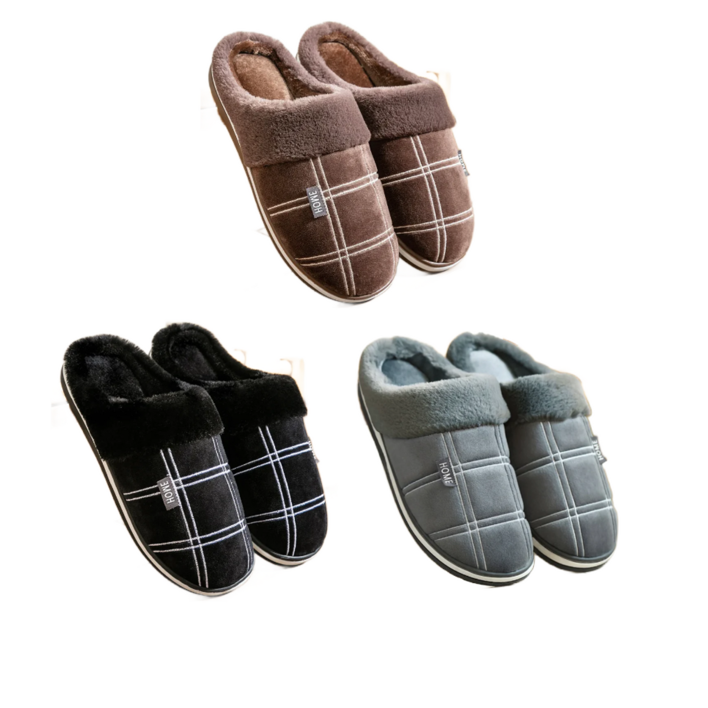 Luxezt Men's CozyStep Comfort Slippers