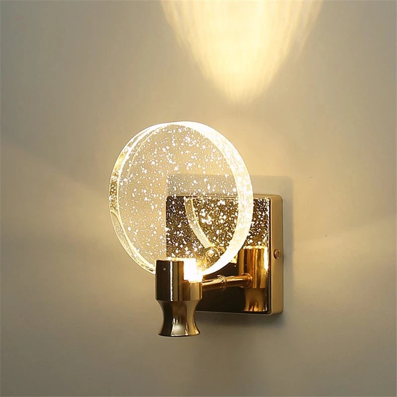 Luxezt Crystal Beam Wall Lamp